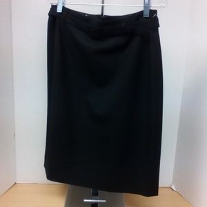 Inc Black Skirt with belt